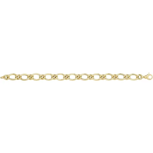 9ct Yellow Gold Hollow Bracelet 6.80g